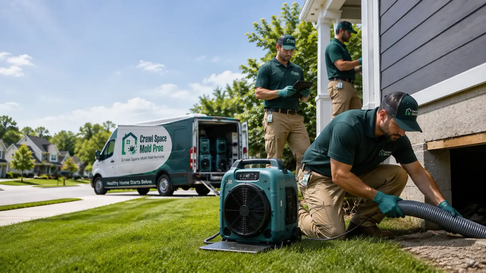 Crawl Space Mold Removal in Lanesboro, MN